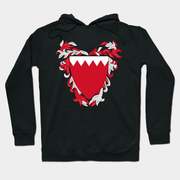 Emblem of Bahrain Hoodie by Flags of the World